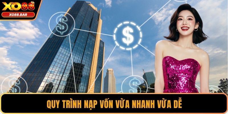 Quy trình nạp vốn vừa nhanh vừa dễ