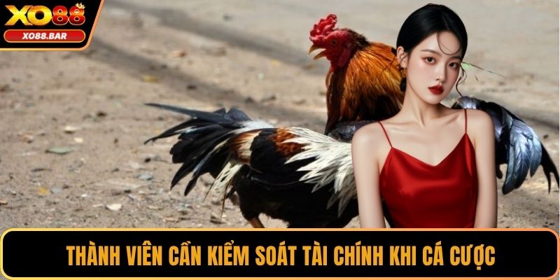 Thành viên cần kiểm soát tài chính khi cá cược